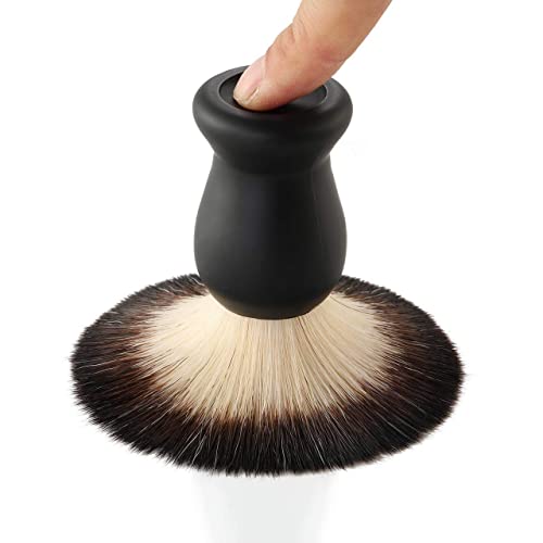 Aethland Shaving Brush Set with Black Solid Wood Handle, Shaving Kit for Men ...