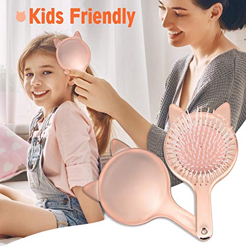 Aethland Toddler Hair Brush and Comb Set, Kids Hair Brush｜1pc Detangling Bru...