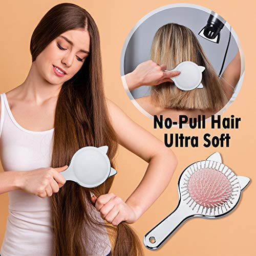 Aethland Toddler Hair Brush and Comb Set, Kids Hair Brush｜1pc Detangling Bru...