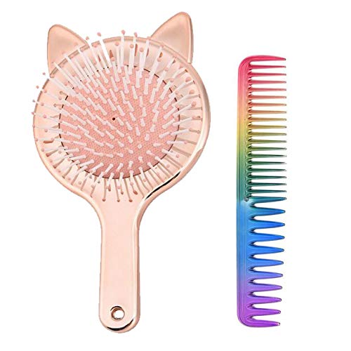 Aethland Toddler Hair Brush and Comb Set, Kids Hair Brush｜1pc Detangling Bru...