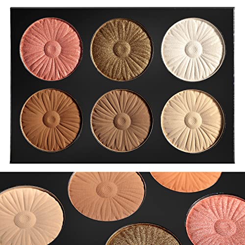 Highlighter Contour Makeup Palette,Afflano Bronzer Highlighter Blush Matte Sh...