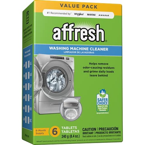 Affresh Washing Machine Cleaner, Cleans Front Load and Top Load Washers, Incl...