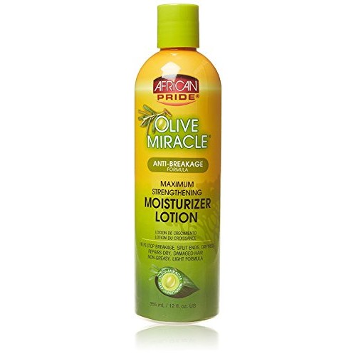 African Pride Olive Miracle Moisturizer Lotion 12 oz