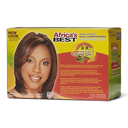 No-lye Dual Conditioning RelAxer System By Africa's Best