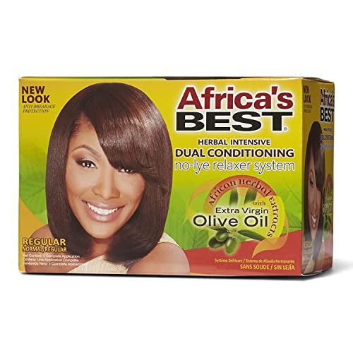 No-lye Dual Conditioning RelAxer System By Africa's Best
