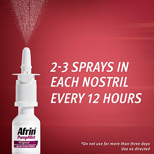 Afrin Original Maximum Strength 12 Hour Nasal Congestion Relief Pump Mist - 0...
