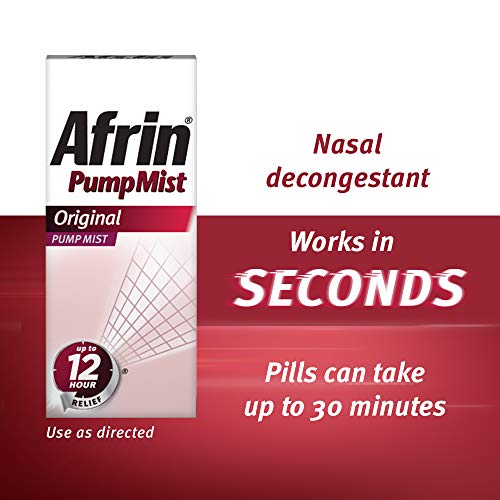 Afrin Original Maximum Strength 12 Hour Nasal Congestion Relief Pump Mist - 0...