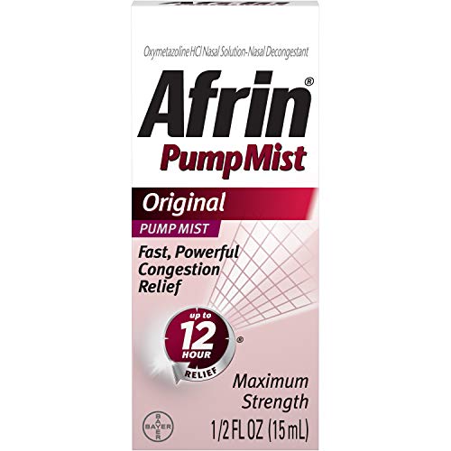 Afrin Original Maximum Strength 12 Hour Nasal Congestion Relief Pump Mist - 0...