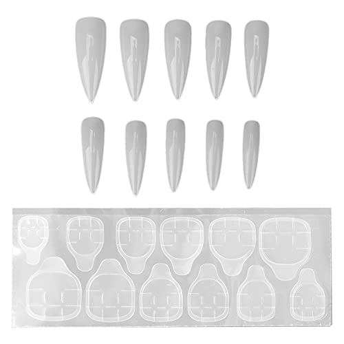 10pcs Professional Nail Tips, Wearable Artificial False Nails Manicure Tool f...