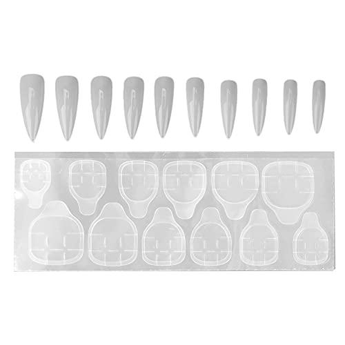 10pcs Professional Nail Tips, Wearable Artificial False Nails Manicure Tool f...
