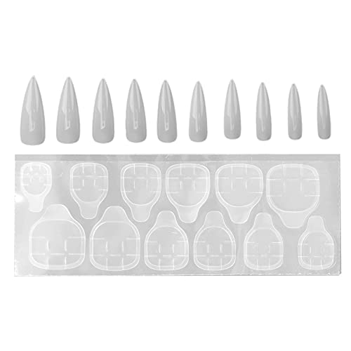 10pcs Professional Nail Tips, Wearable Artificial False Nails Manicure Tool f...