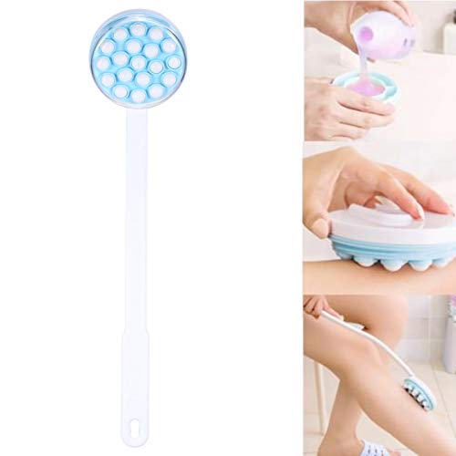Long Handled Lotion Applicator for Back and Leg Bath Massaging Tool
