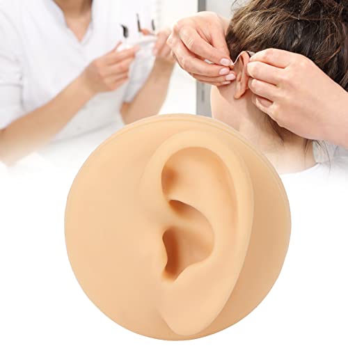 Silicone Ear Model,Flexible Simulation Ear Display Model Left Ear Model Soft ...