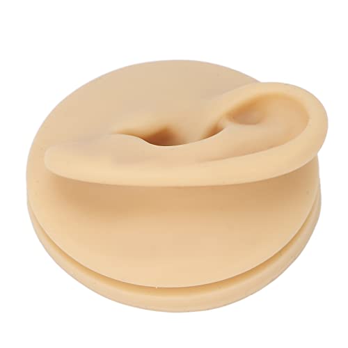 Silicone Ear Model,Flexible Simulation Ear Display Model Left Ear Model Soft ...