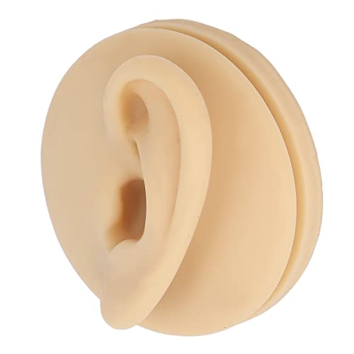 Silicone Ear Model,Flexible Simulation Ear Display Model Left Ear Model Soft ...