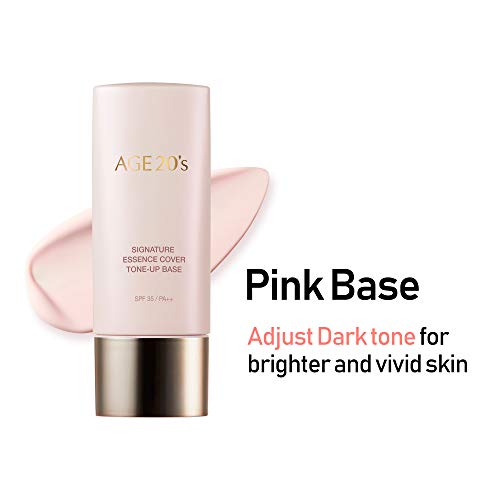 AEKYUNG AGE 20's Brightening Pink Tone Up Base, 71% Hydrating Essence SPF35 P...
