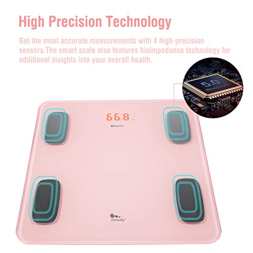 Body Fat Scale Smart BMI Scale Digital Bathroom Wireless Weight Scale, Body C...
