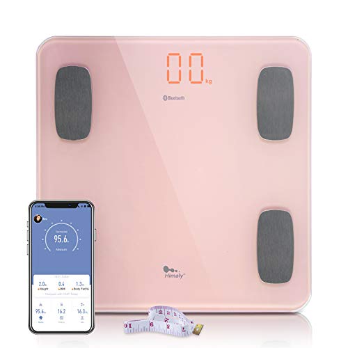Body Fat Scale Smart BMI Scale Digital Bathroom Wireless Weight Scale, Body C...