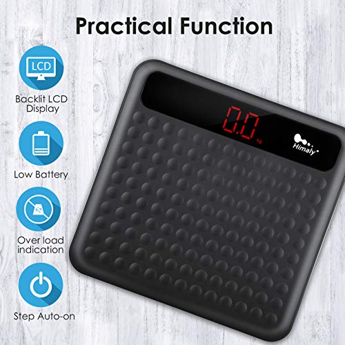 Digital Body Weight Bathroom Scale, High Precision Measurements Scales with L...