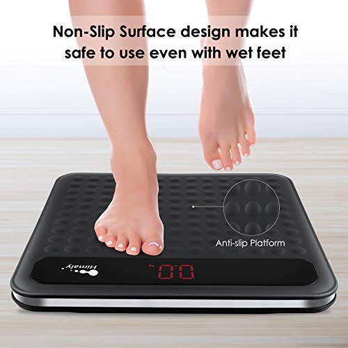 Digital Body Weight Bathroom Scale, High Precision Measurements Scales with L...