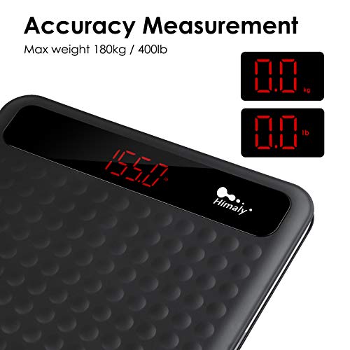 Digital Body Weight Bathroom Scale, High Precision Measurements Scales with L...