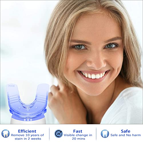Agoal Teeth Whitening, Teeth Whitening Kit with LED Light, Non-Sensitive Teet...