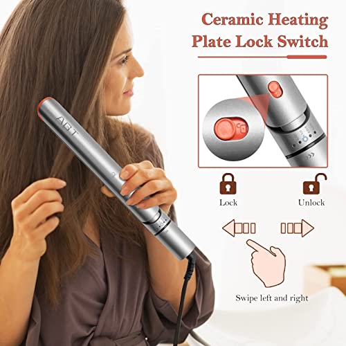 Professional Hair Straightener Tourmaline Ceramic Ionic Flat Iron for Healthy...