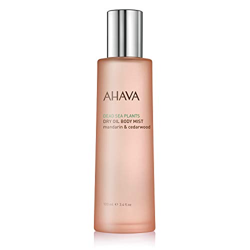 AHAVA Dry Oil Body Mist, Mandarin & Cedarwood 3.4 Fl Oz