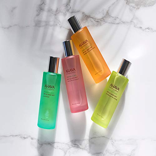 AHAVA Dry Oil Body Mist, Mandarin & Cedarwood 3.4 Fl Oz