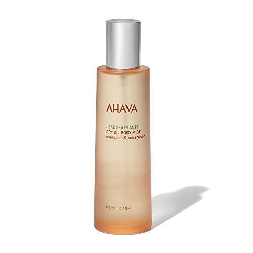 AHAVA Dry Oil Body Mist, Mandarin & Cedarwood 3.4 Fl Oz