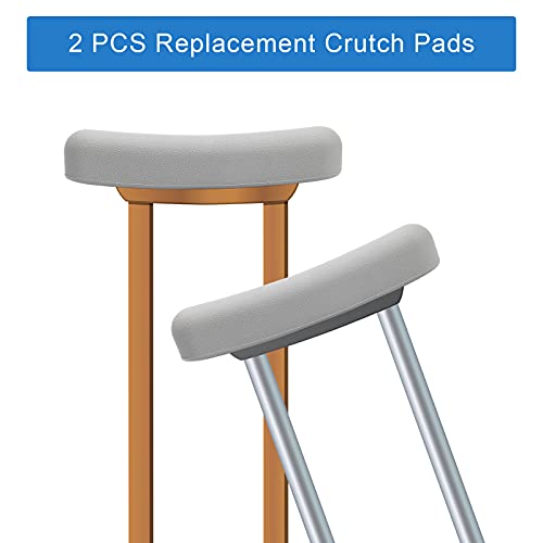 Underarm Crutch Pad, AHIER Replacement Comfort Foam Slip on Top Grip Support ...