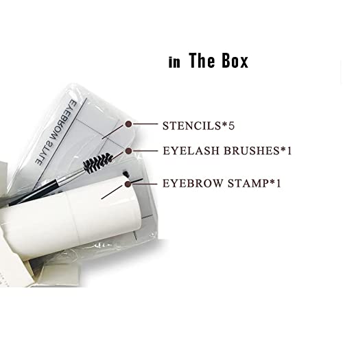 Eyebrow Stamp Stencil Kit Brow Stamp with Reusable Eyebrow Stencil Kit Eye Br...