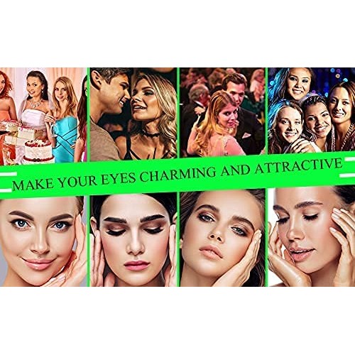 DIY Eyelash Extension Kit, 3D Effect Glue Bonded Band Individual Lashes 24 Cl...