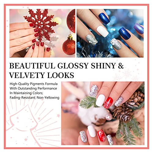 AIBRIT Gel Nail Polish, 20 Colors Gel Polish Set with 4 Pcs Base Coat, No Wip...