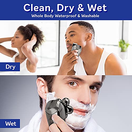 AidallsWellup Men’s 5-in-1 Electric Head Shaver for Bald Men - Head Shaver fo...