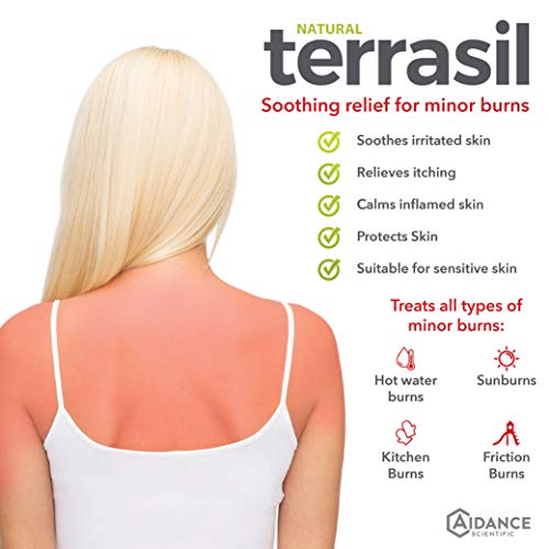 Burn Care Cream by Terrasil - Natural Gentle Ointment Advanced Healing for Mi...