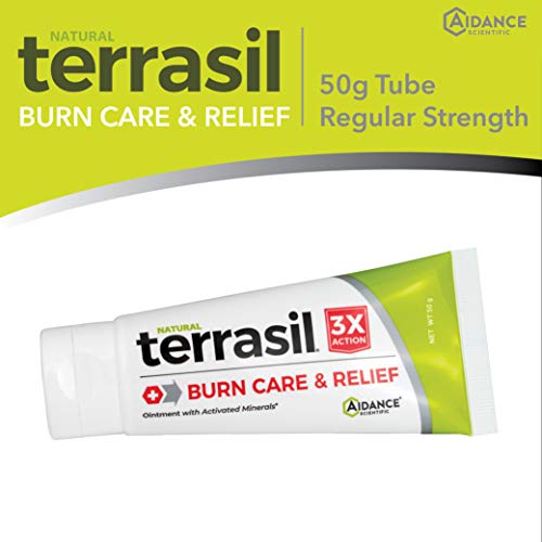 Burn Care Cream by Terrasil - Natural Gentle Ointment Advanced Healing for Mi...