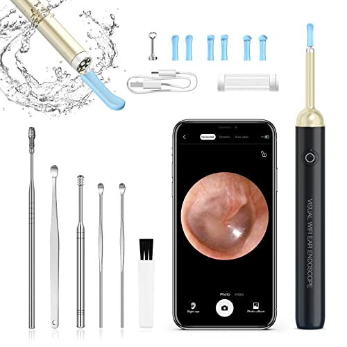 Ear Wax Removal Tool Camera, Wireless HD 1080P Ear Cleaner Endoscope with 3.5...