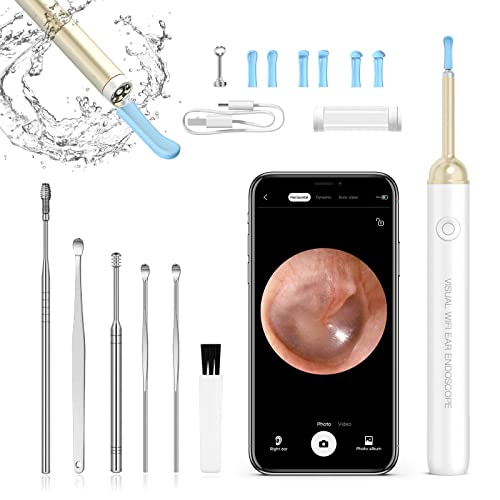 Ear Wax Removal Tool Camera, Wireless HD 1080P Ear Cleaner Endoscope with 3.5...