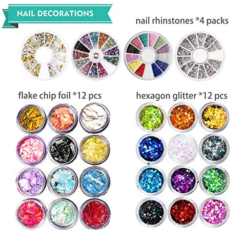 Nail Art Kit, 69Pcs Nail Design Tools Nail Art Brushes, Nail Art Supplies for...