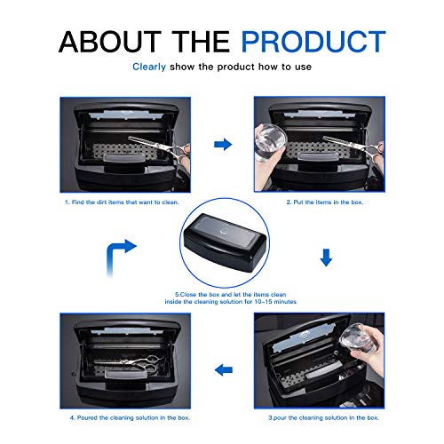 Nail Art Tool Tray,Professional Plastic Tray,Tray Box Nail Art Salon Tool,Nai...