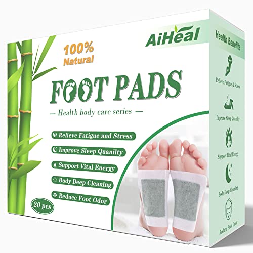 AiHeal Foot Pads,All Nature Foot Patch for Better Sleep & Body Deep Cleansing...