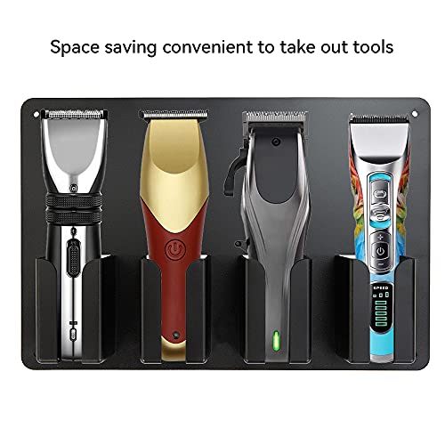 2 Packs Hair Clipper Holder For Barbers Clipper Holder Wall Mount Hair Clippe...