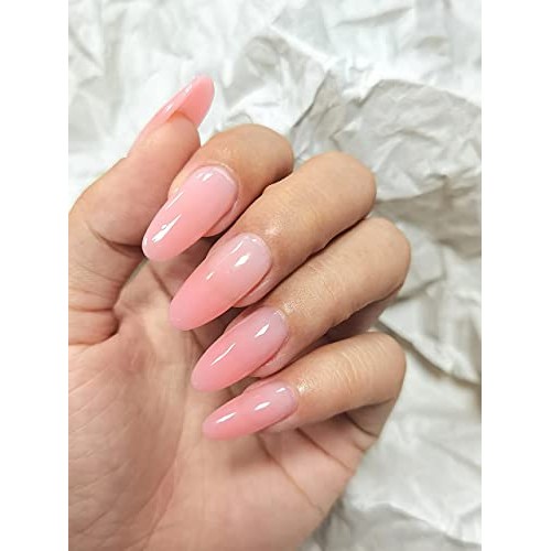 AIMEILI Builder Base Clear Sheer Color Gel, No Need Slip Solution Builder Ext...