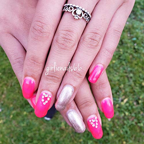 AIMEILI Hot Pink Gel Nail Polish Soak Off Summer Yellow Gel Nail Lacquer, Neo...