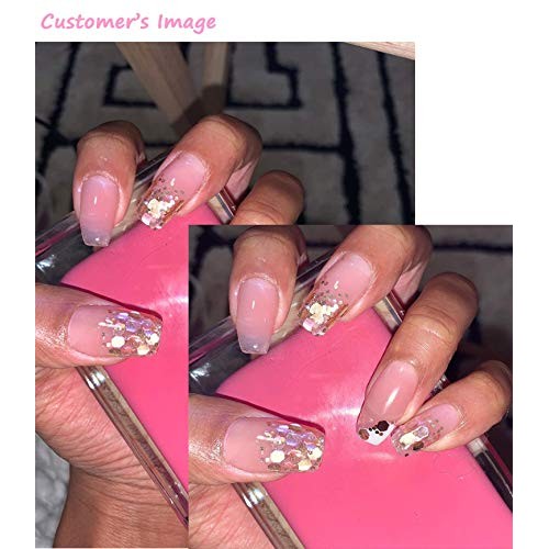 AIMEILI Nude Pink Builder Base Gel for Nails, No Need Slip Solution Builder E...