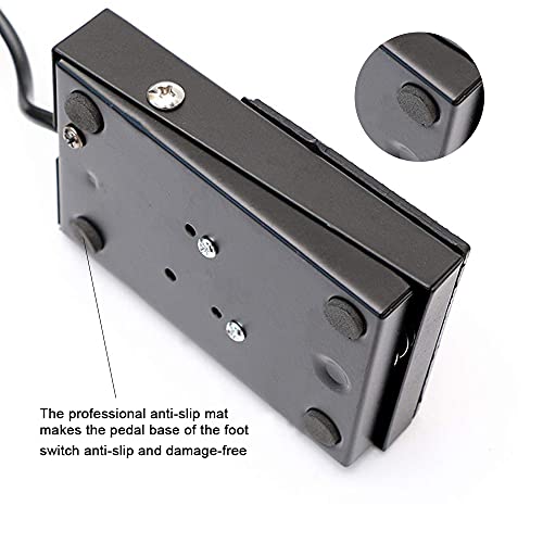 Tattoo Foot Pedal - AIMOM Tattoo Foot Pedal Switch Non-Slip Tattoo Foot Switc...