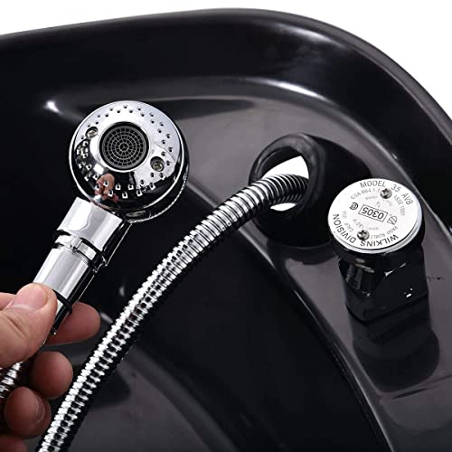 Ainfox Shampoo Barber Backwash Chair, ABS Plastic Shampoo Bowl Sink Chair for...