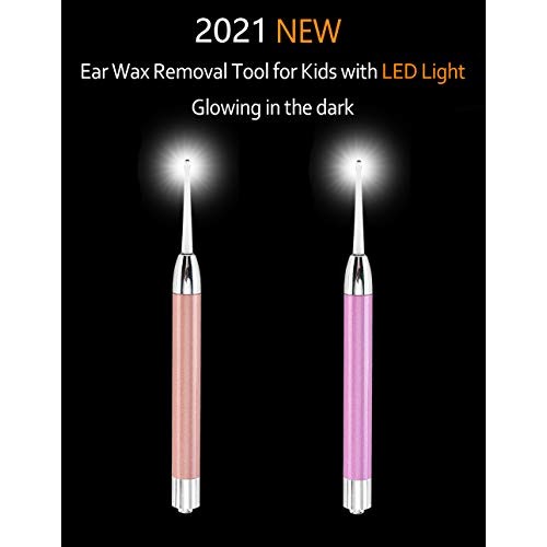 Ear Pick，Ear Wax Removal Tool，LED Lights Ear Cleaning Kit，Updated Version ...