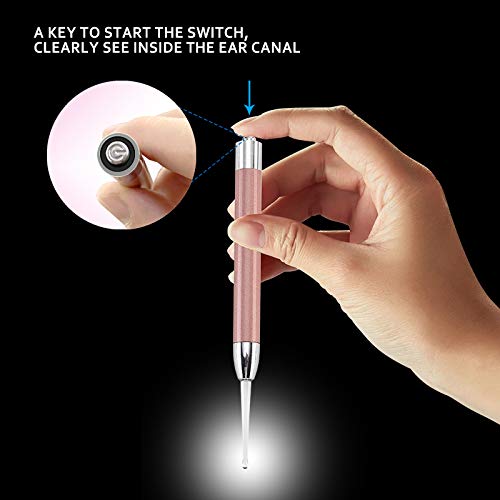 Ear Pick，Ear Wax Removal Tool，LED Lights Ear Cleaning Kit，Updated Version ...